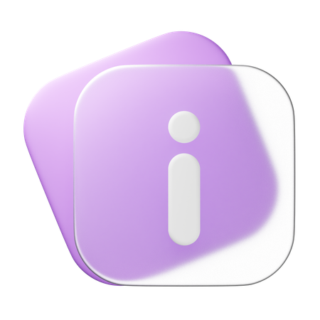 Information  3D Icon