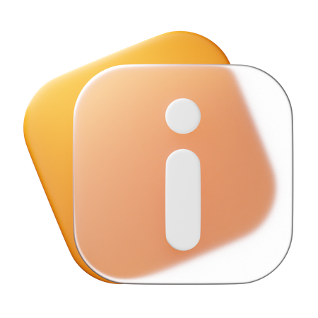 Information  3D Icon