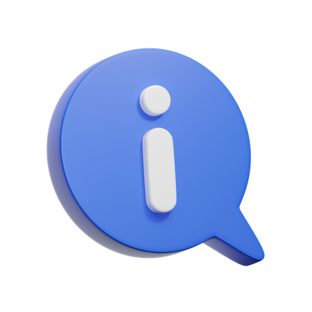 Information  3D Icon