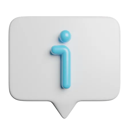 Information  3D Icon