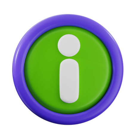 Information  3D Icon