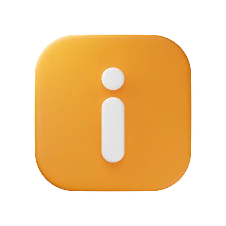 Information  3D Icon