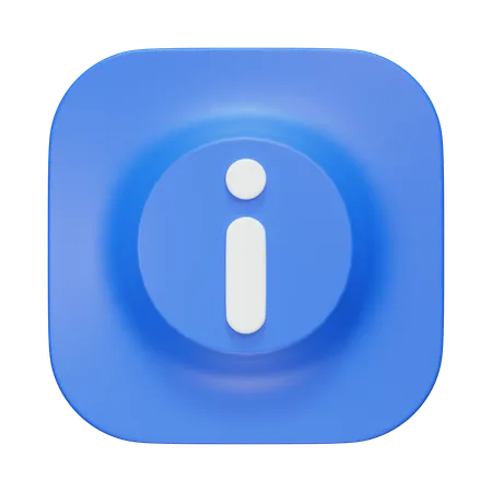 Information  3D Icon