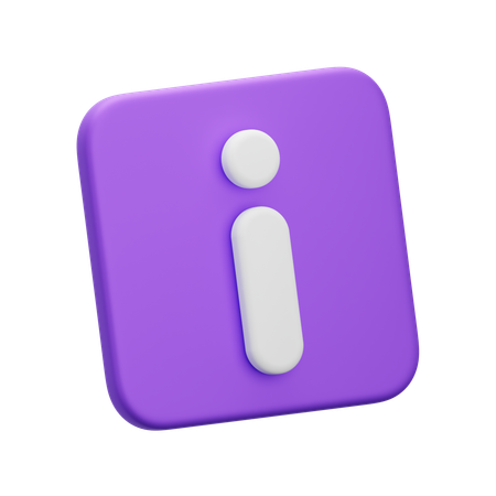 Information  3D Icon