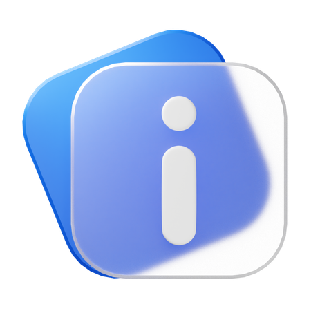 Information  3D Icon