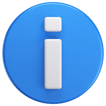 Information  3D Icon