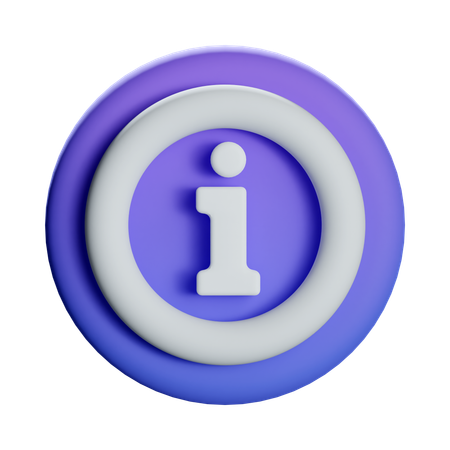Information  3D Icon