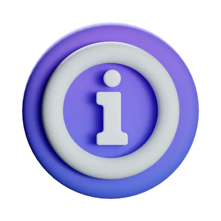 Information  3D Icon