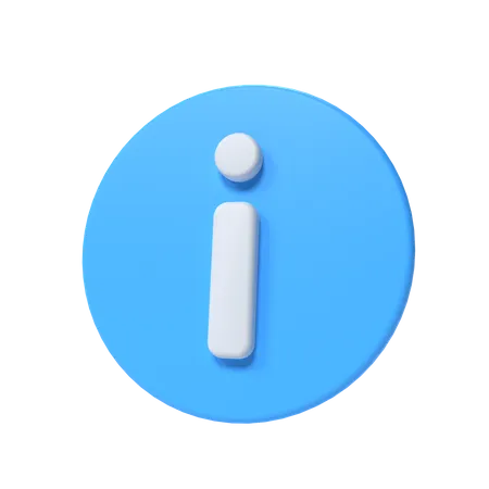 Information  3D Icon