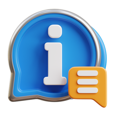 Information  3D Icon