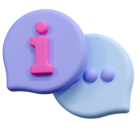 Information  3D Icon