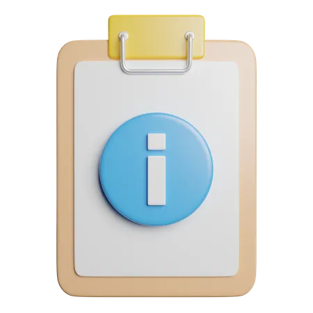 Information  3D Icon