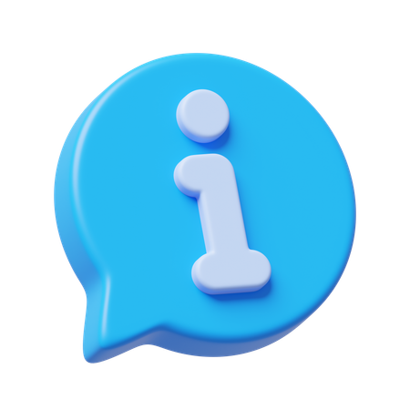 Information  3D Icon