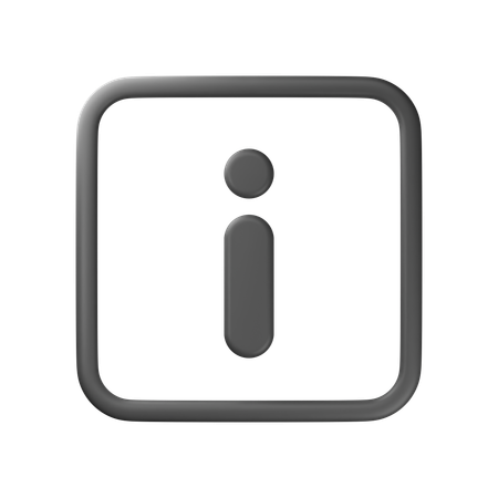 Information  3D Icon