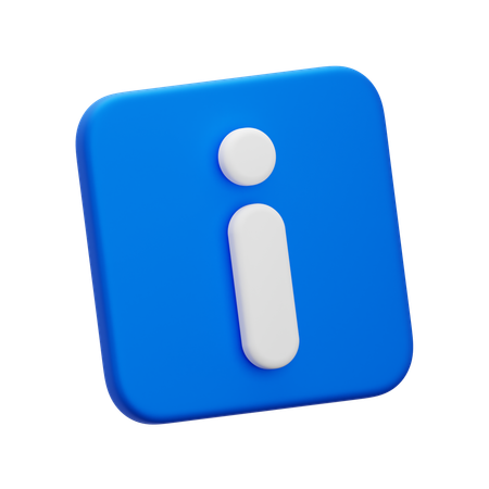Information  3D Icon