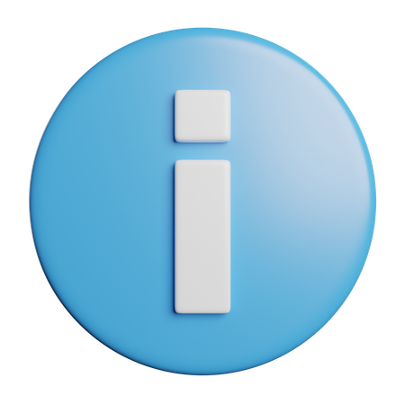 Information  3D Icon