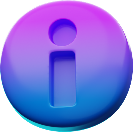 Information 3D Icon