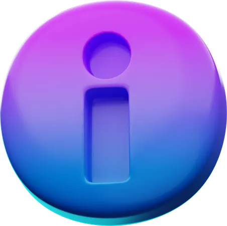 Information 3D Icon