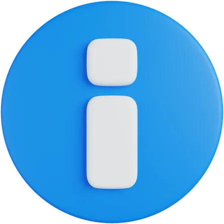 Information  3D Icon