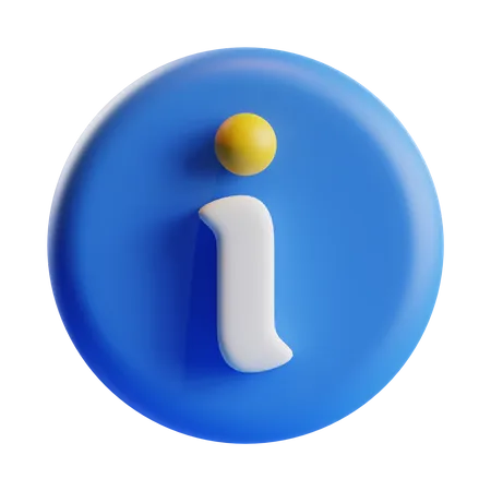 Information Button  3D Icon