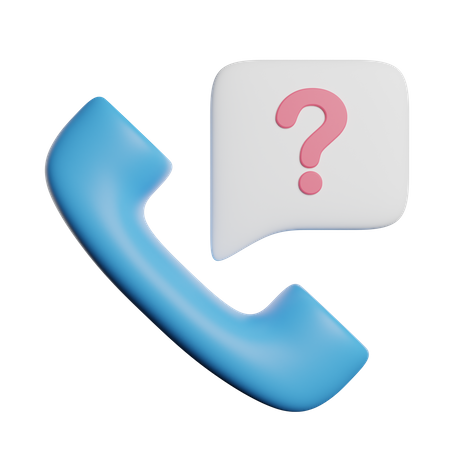 Information Call  3D Icon