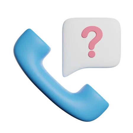 Information Call  3D Icon