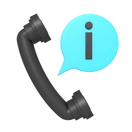 Icon Caller Information Of Rendering 3 D 3D Icon