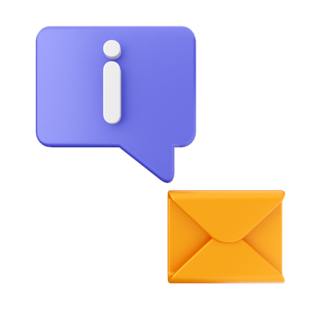 Information Email  3D Icon