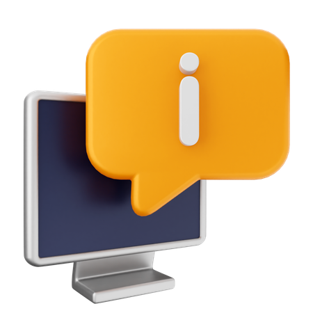 Information Helpdesk  3D Icon