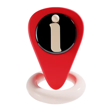 Information Location  3D Icon