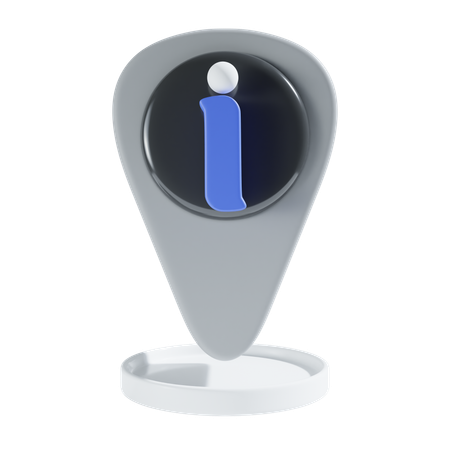 Information Location  3D Icon