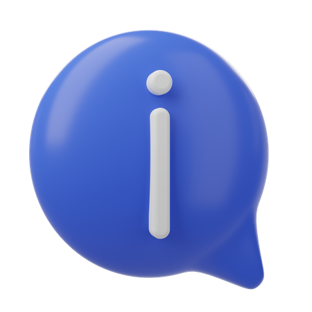 Information Message  3D Icon