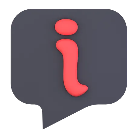 Information Notification  3D Icon