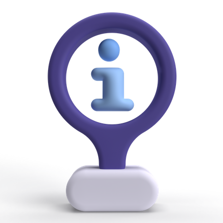 Information Point  3D Icon
