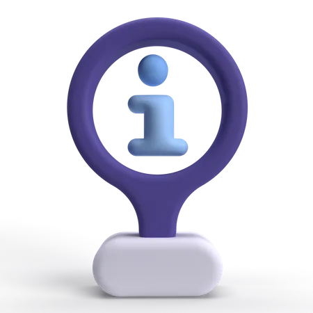 Information Point  3D Icon
