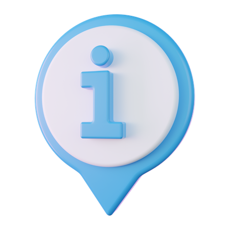Information Point Mark  3D Icon
