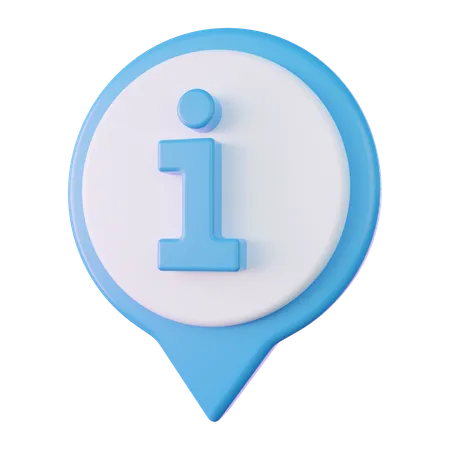 Information Point Mark 3 D Illustration 3D Icon