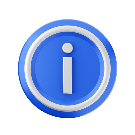 Information Stikcer  3D Icon