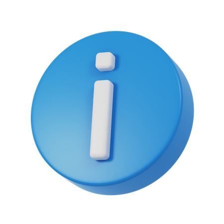 Information Symbol  3D Icon
