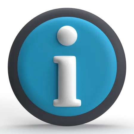 Information  3D Icon