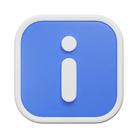 Information  3D Icon