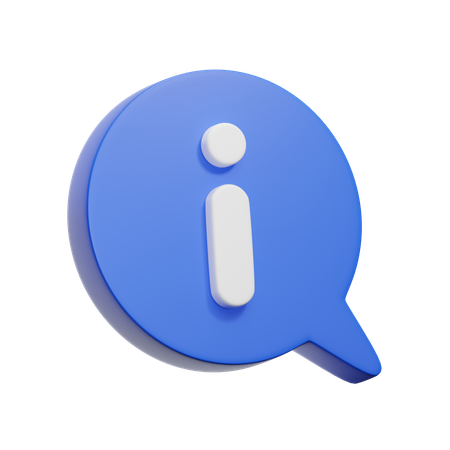 Information  3D Icon