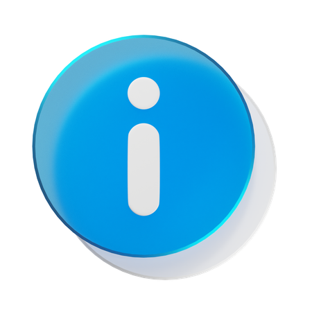 Information  3D Icon