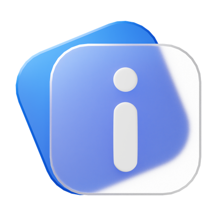 Information  3D Icon