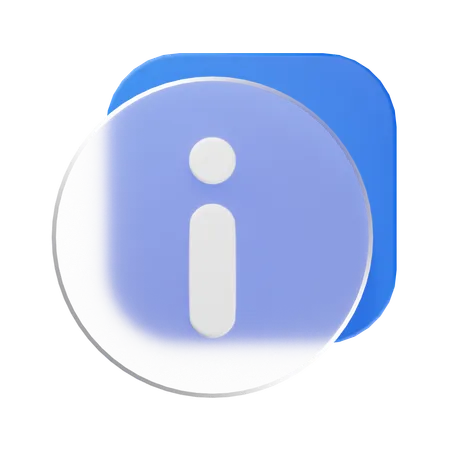 Information  3D Icon