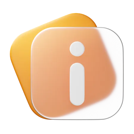 Information  3D Icon