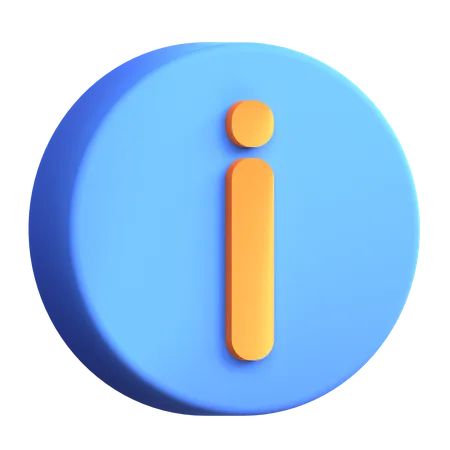 Information  3D Icon