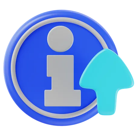 Informationsupload  3D Icon