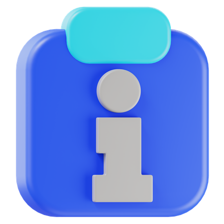 Information  3D Icon