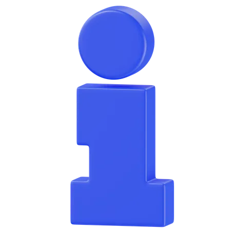 Information  3D Icon